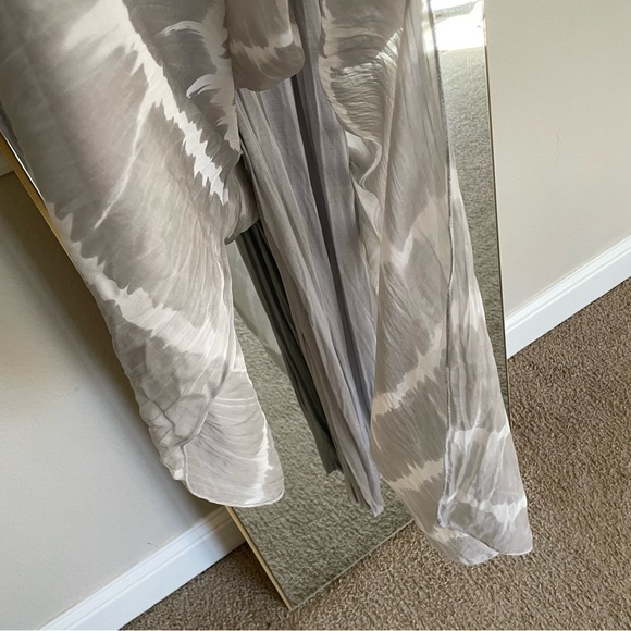 Sofia Made in Italy Silk and Viscose Tie Dye Flowy Maxi Dress - Picture 5 of 7